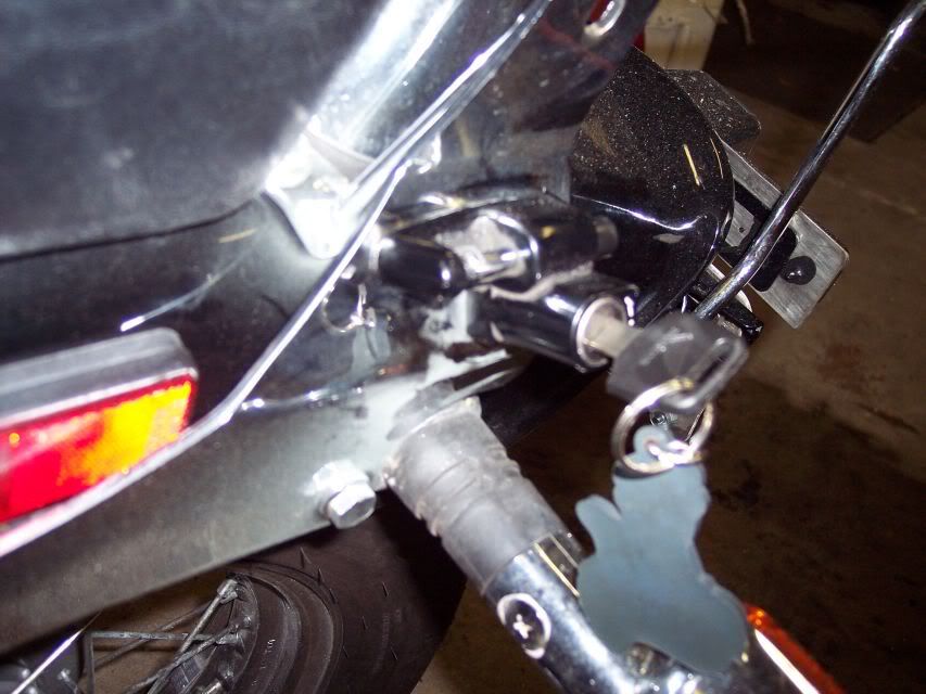 honda rebel 1100 helmet lock